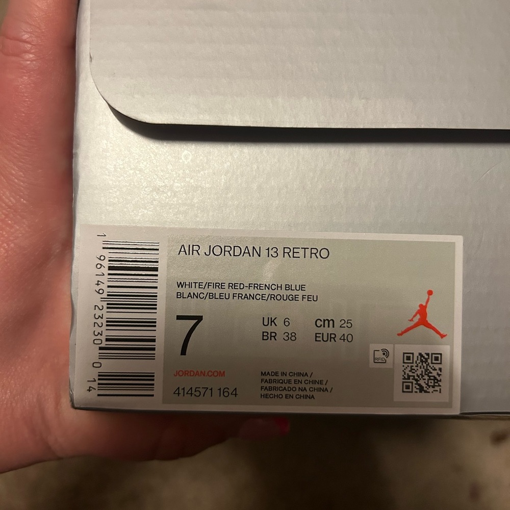 Size 7big kids Retro Jordan 13’s